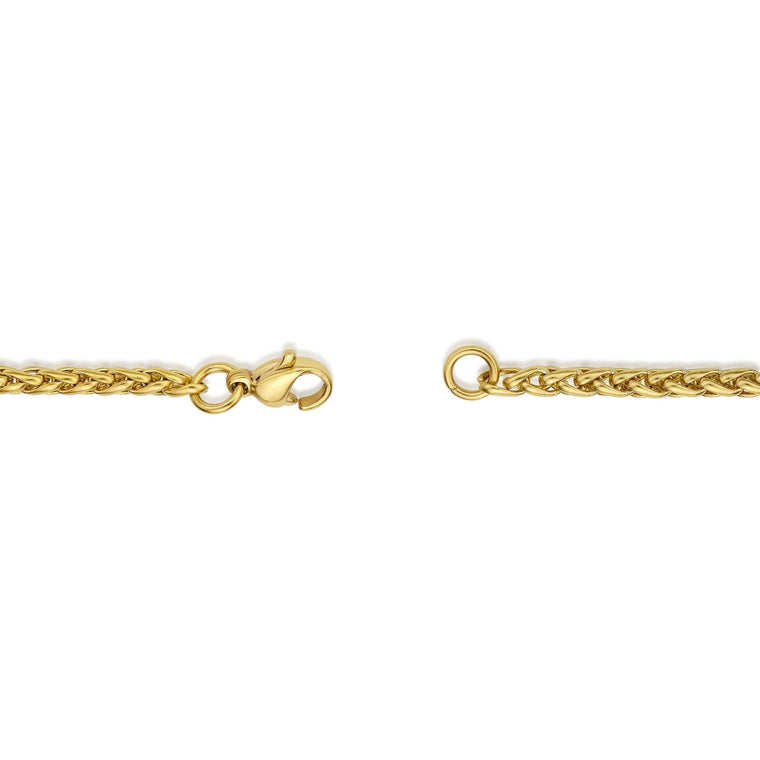 Thin Chain in Gold Ion Plated Stainless Steel
