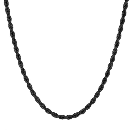 Thin Chain in Black Ion Plated Stainless Steel