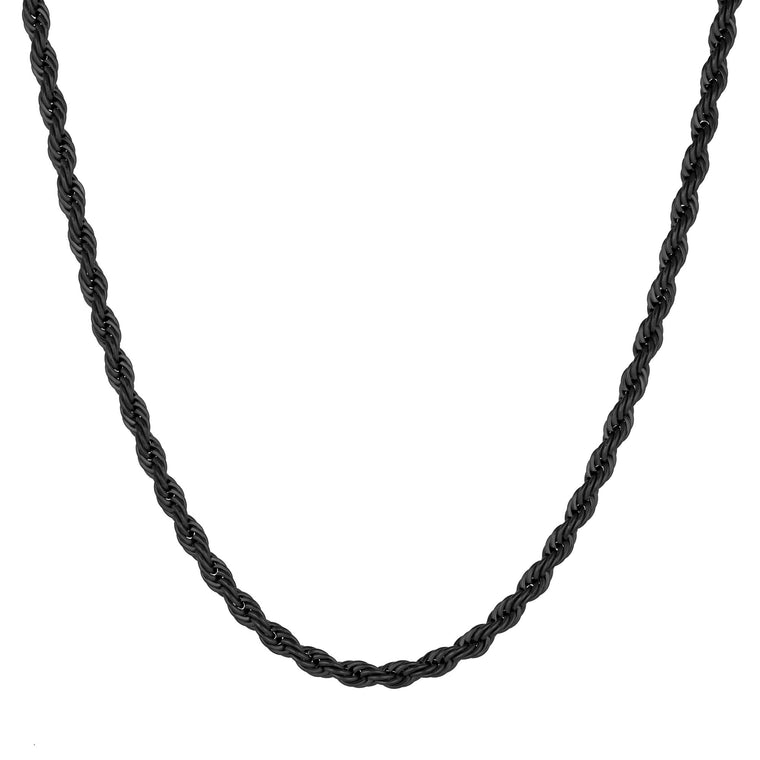 Thin Chain in Black Ion Plated Stainless Steel