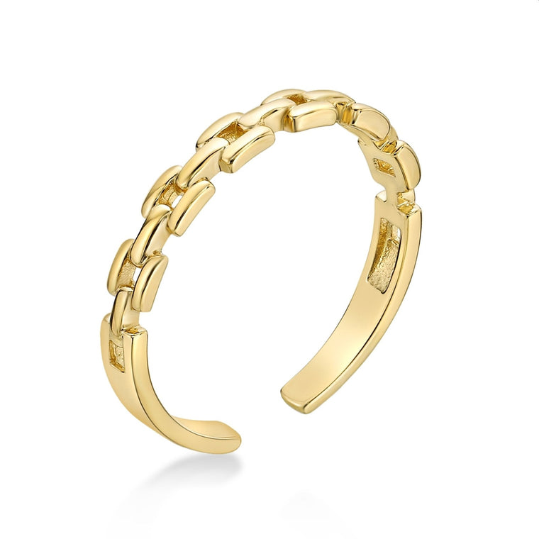 Cable Chain Adjustable Toe Ring