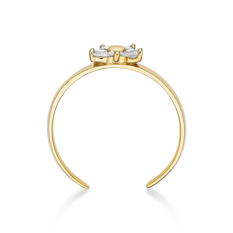 Flower Toe Ring