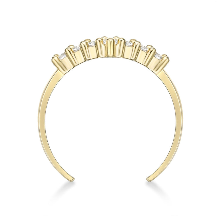 Chevron Toe Ring