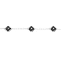 Flora Halo Three-Station Flower Bracelet