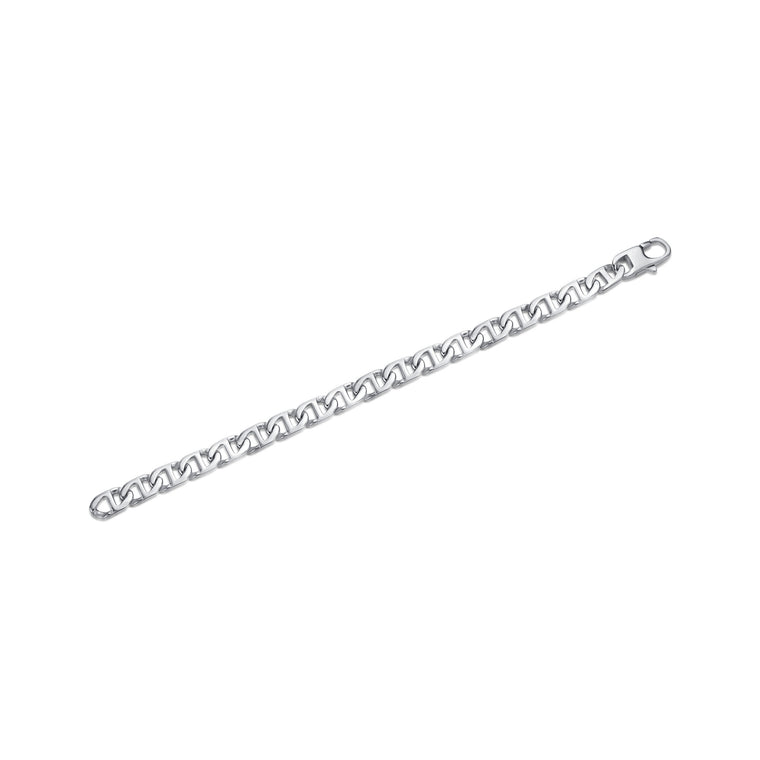 Men's 10MM Mariner Chain Gift Set in Stainless Steel, 22" + 9"