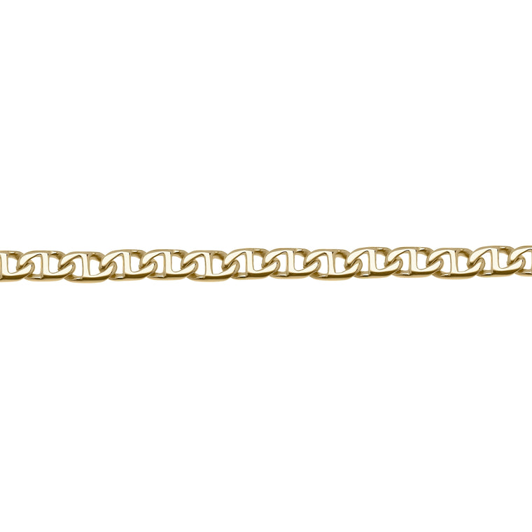 Men's 10MM Mariner Chain Gift Set in Stainless Steel, 22" + 9"