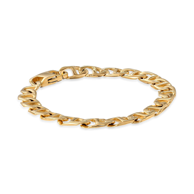 Men's 10MM Mariner Chain Gift Set in Stainless Steel, 22" + 9"