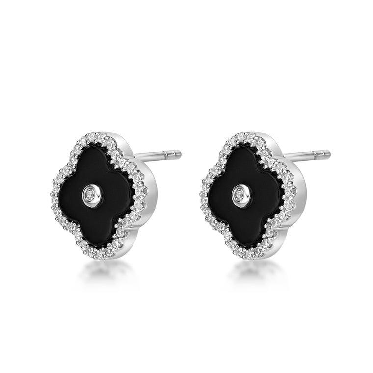 Flora Halo Flower Stud Earrings