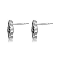 Flora Halo Flower Stud Earrings