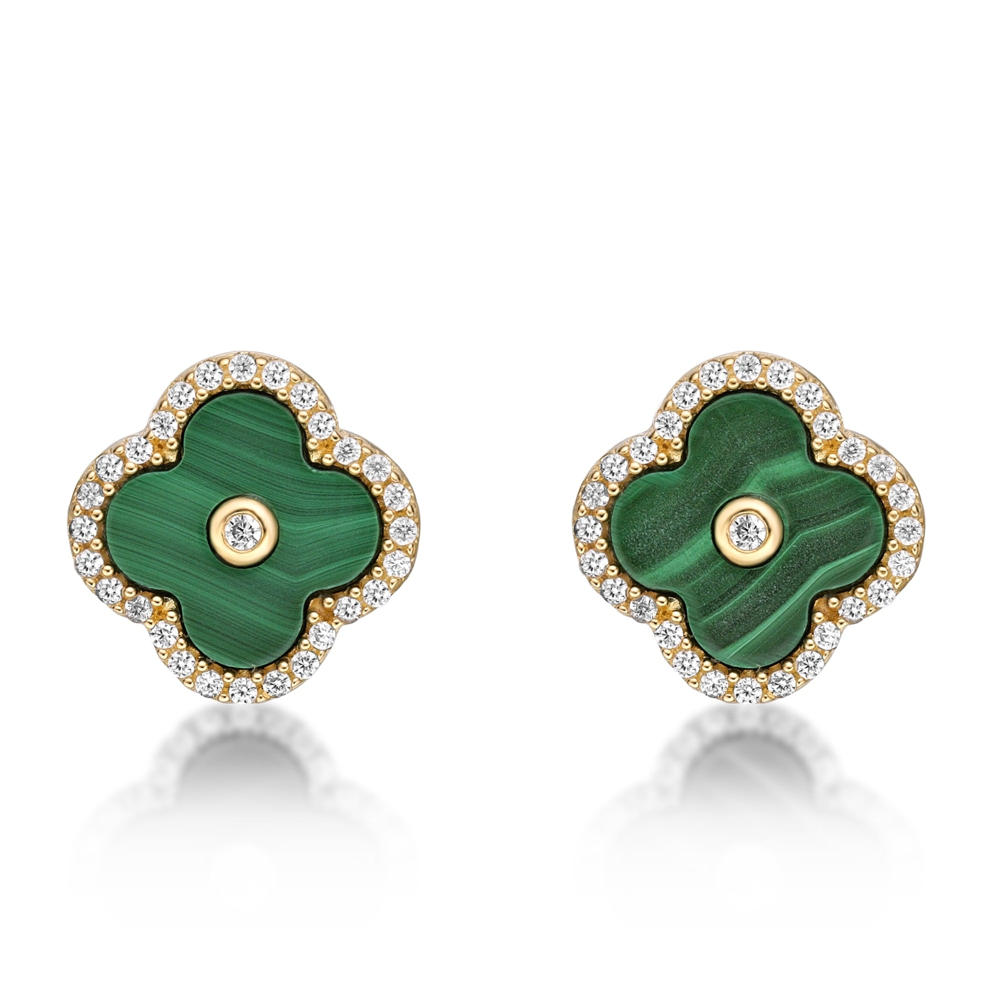Flora Halo Flower Stud Earrings