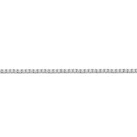 3.00 - 6.00 Carat Lab Grown Diamond Tennis Bracelet for Women in 925 Sterling Silver 7.25 Inch (G-H, VS2-SI1) Box with Tongue and Safety
