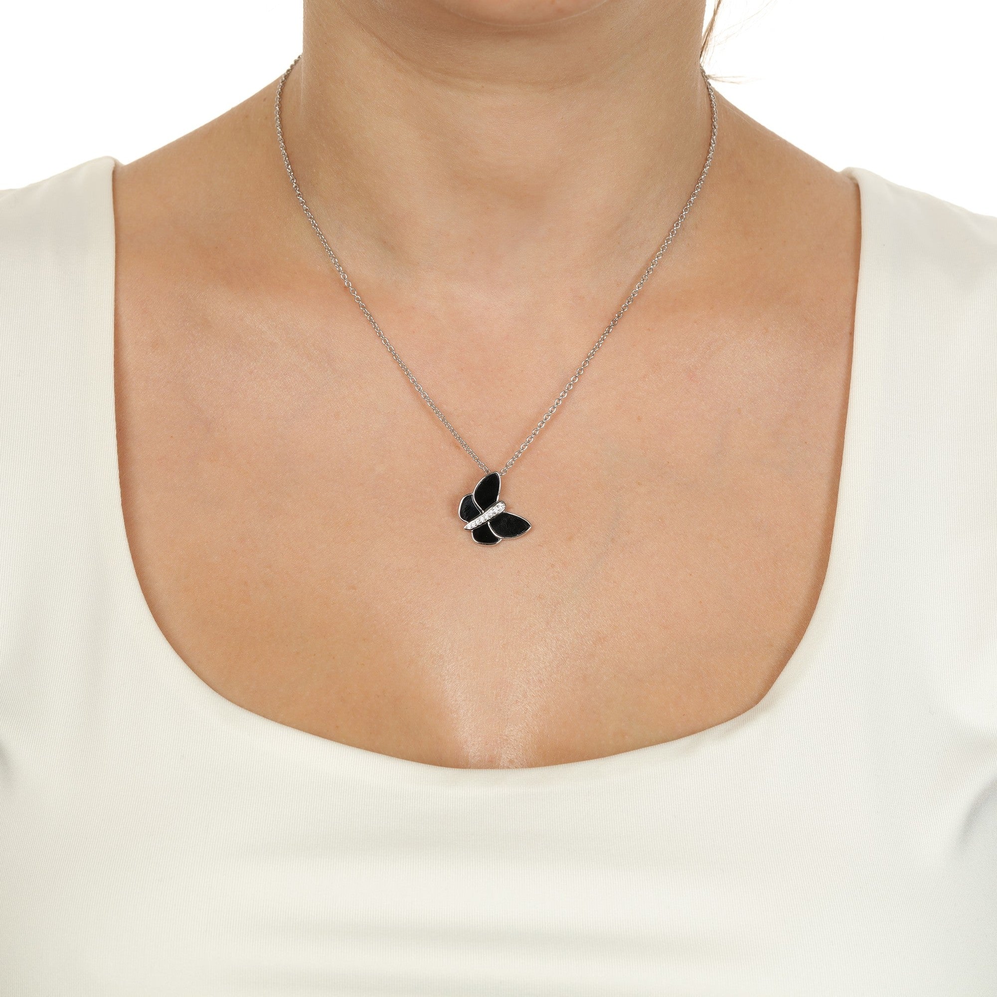 Fauna Butterfly Pendant Necklace