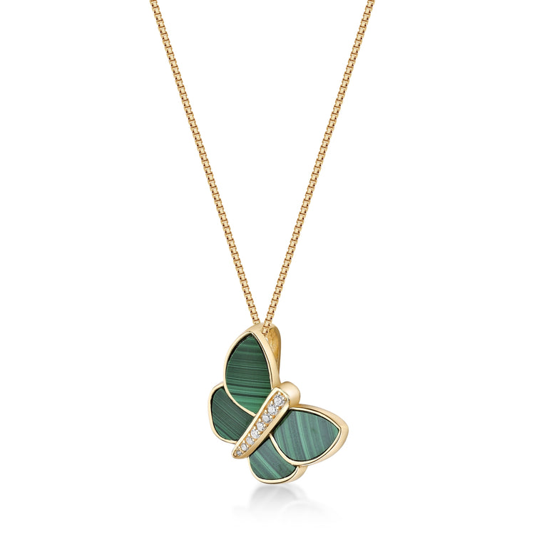 Fauna Butterfly Pendant Necklace