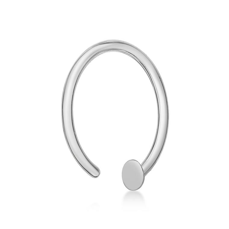 14K Open Hoop Nose Ring - 20G