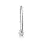 14K Open Hoop Nose Ring - 20G