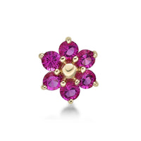 14K Swarovski Crystal Nose Stud - 20G