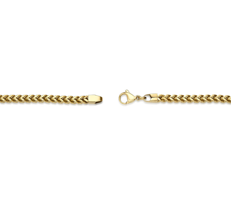 Thin Chain in Gold Ion Plated Stainless Steel