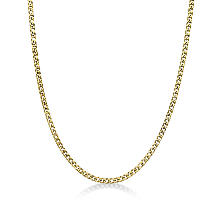 Thin Chain in Gold Ion Plated Stainless Steel