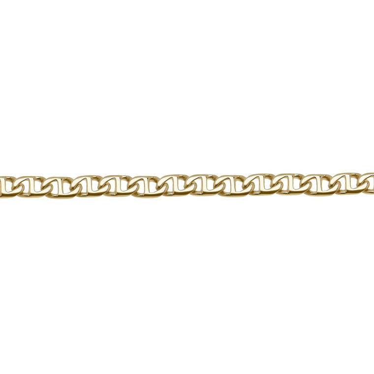 Men's 10MM Mariner Chain Necklace in Stainless Steel