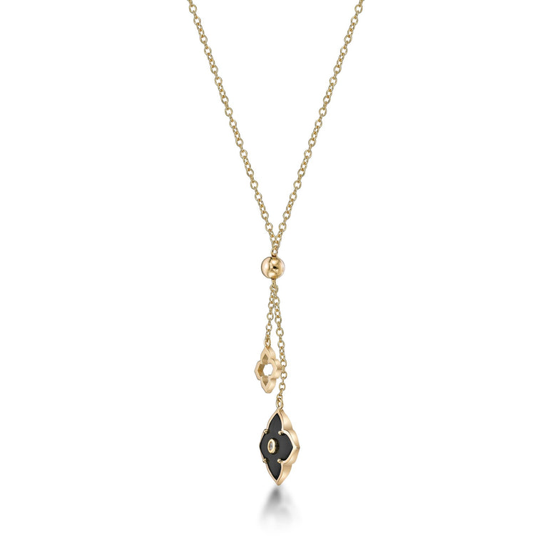 Flora Classic Double Flower Pendant