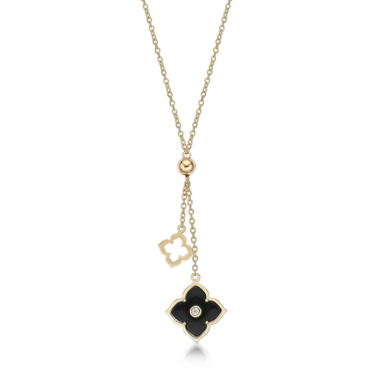 Flora Classic Double Flower Pendant