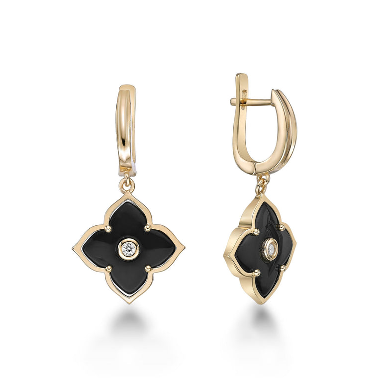 Flora Classic Flower Drop Earrings