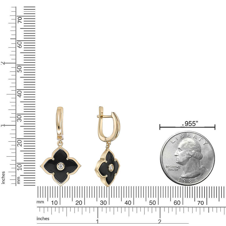 Flora Classic Flower Drop Earrings