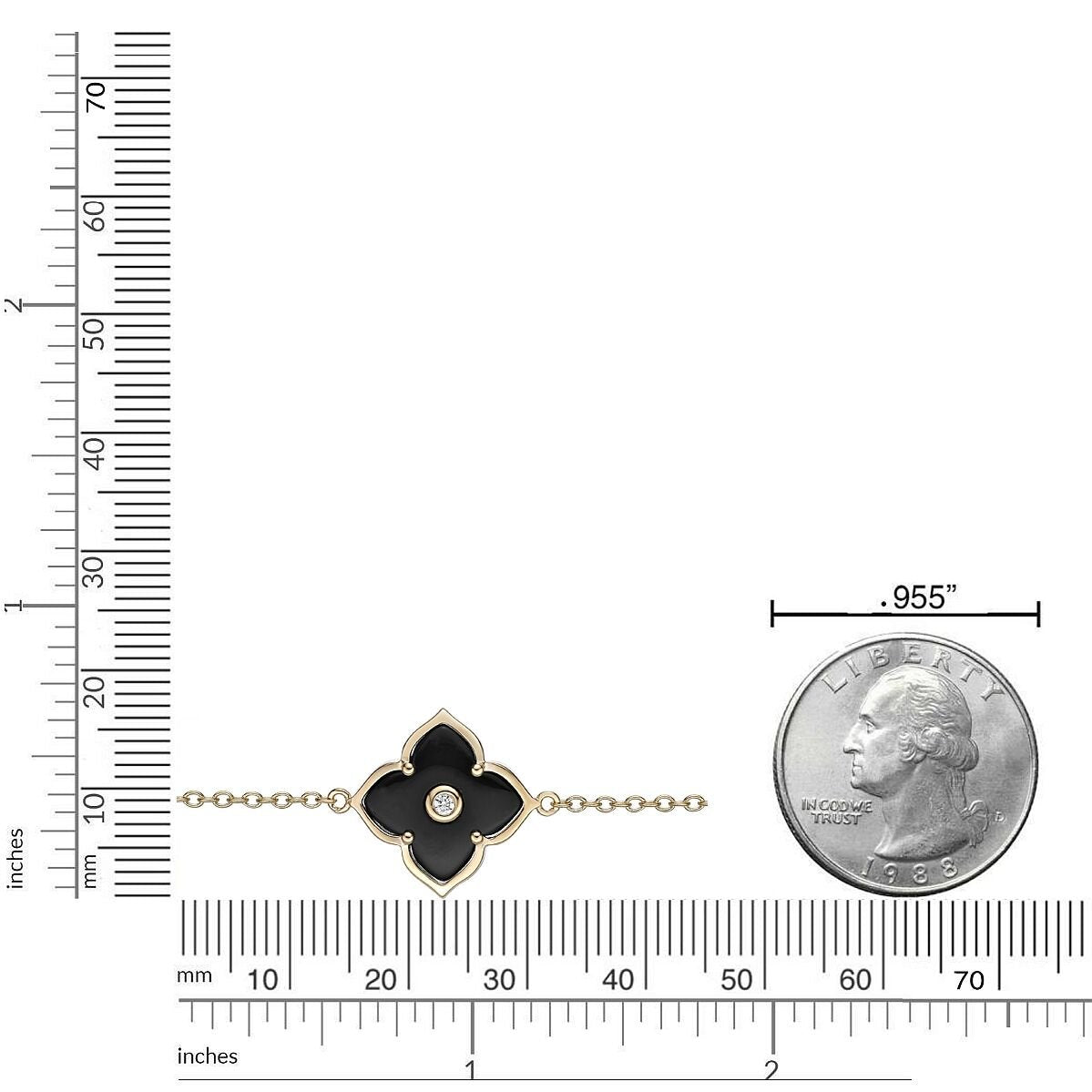 Flora Classic Triple Flower Station Bracelet