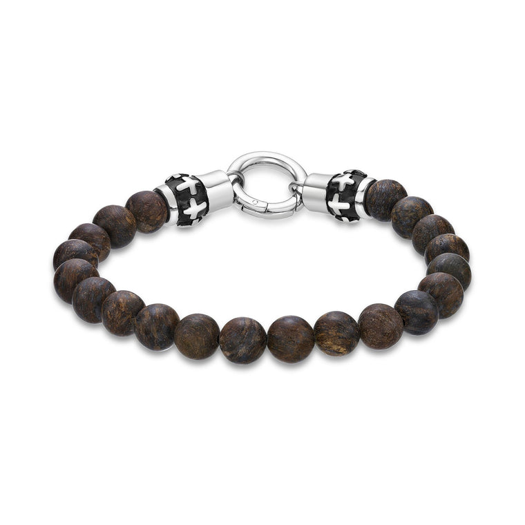 Beaded Bracelet in Stainless Steel