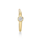 14K Gold Cubic Zirconia Multi-Purpose Clicker - 20G