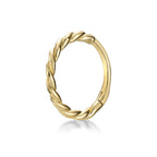 14K Gold Twist Multi-Purpose Clicker - 20G