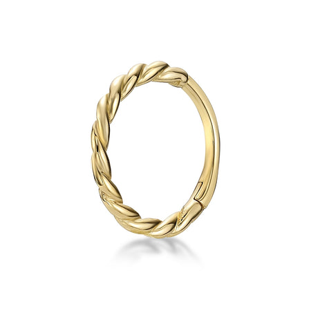 14K Gold Twist Multi-Purpose Clicker - 20G