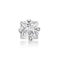 14K Cubic Zirconia Nose Stud - 20G