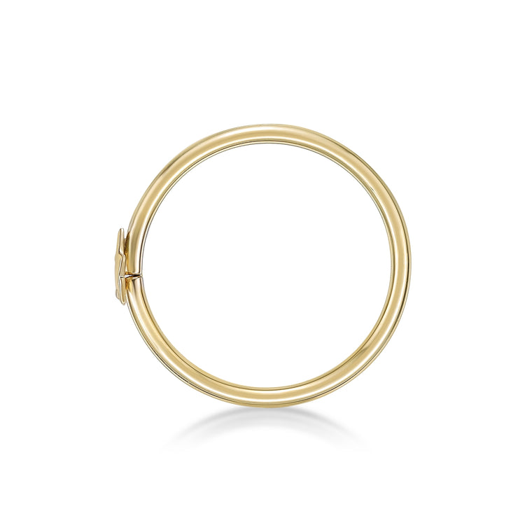 14K Star Hoop Nose Ring - 20G