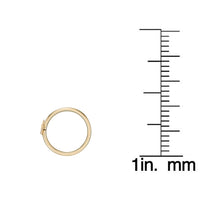 14K Star Hoop Nose Ring - 20G