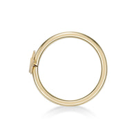 14K Star Hoop Nose Ring - 20G