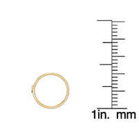 14K Heart Hoop Nose Ring - 20G