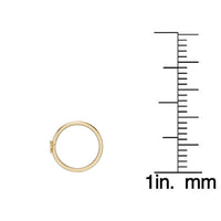 14K Heart Hoop Nose Ring - 20G