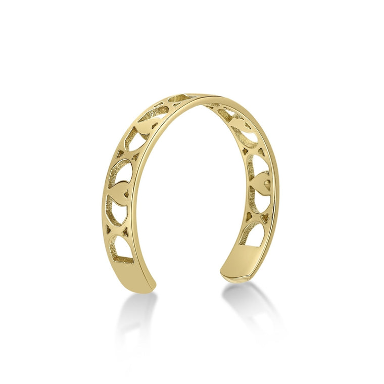 Moon Adjustable Toe Ring