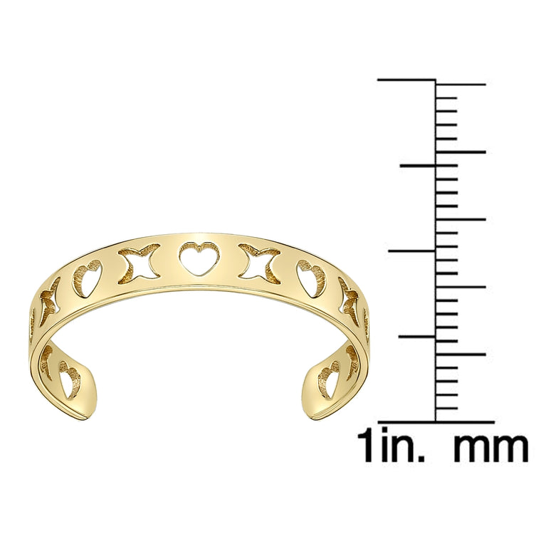 XO Adjustable Toe Ring