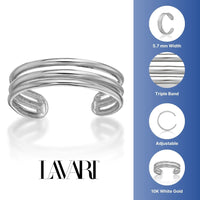 Triple Band Toe Ring