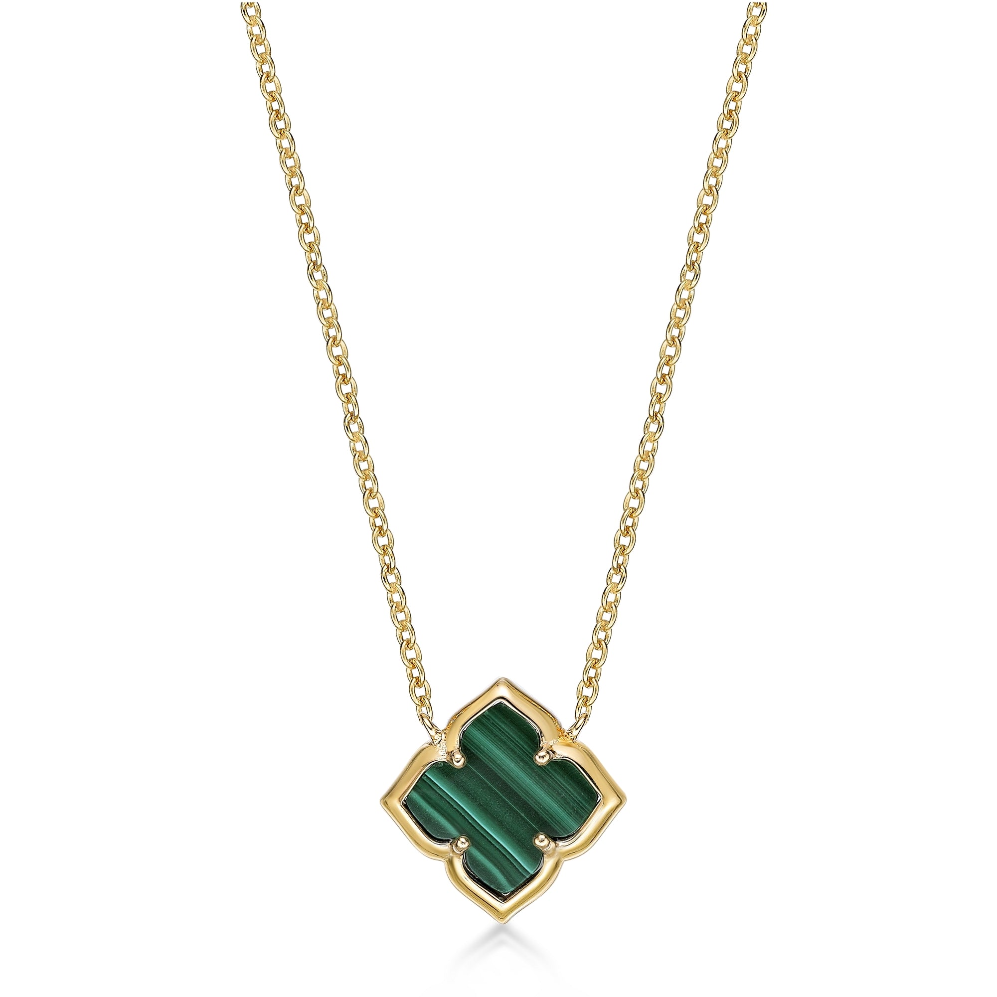 Flora Petite Clover Pendant Necklace