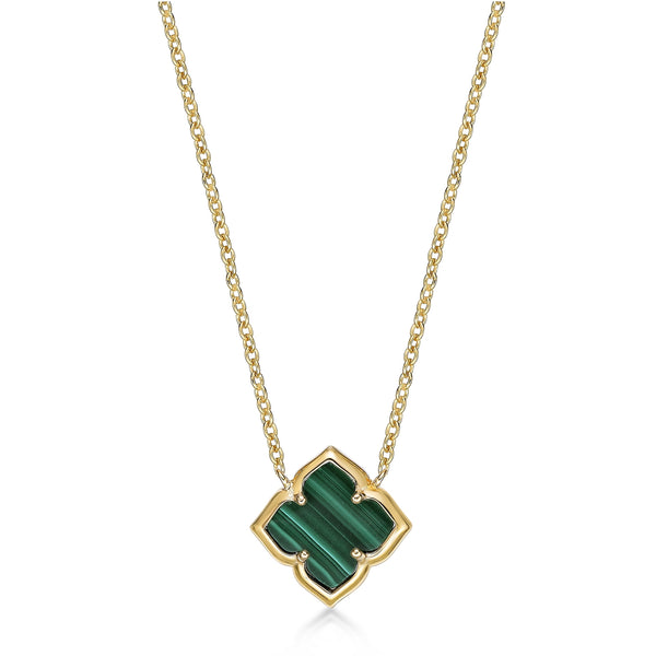 Flora Petite Clover Pendant Necklace