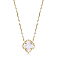 Flora Petite Clover Pendant Necklace