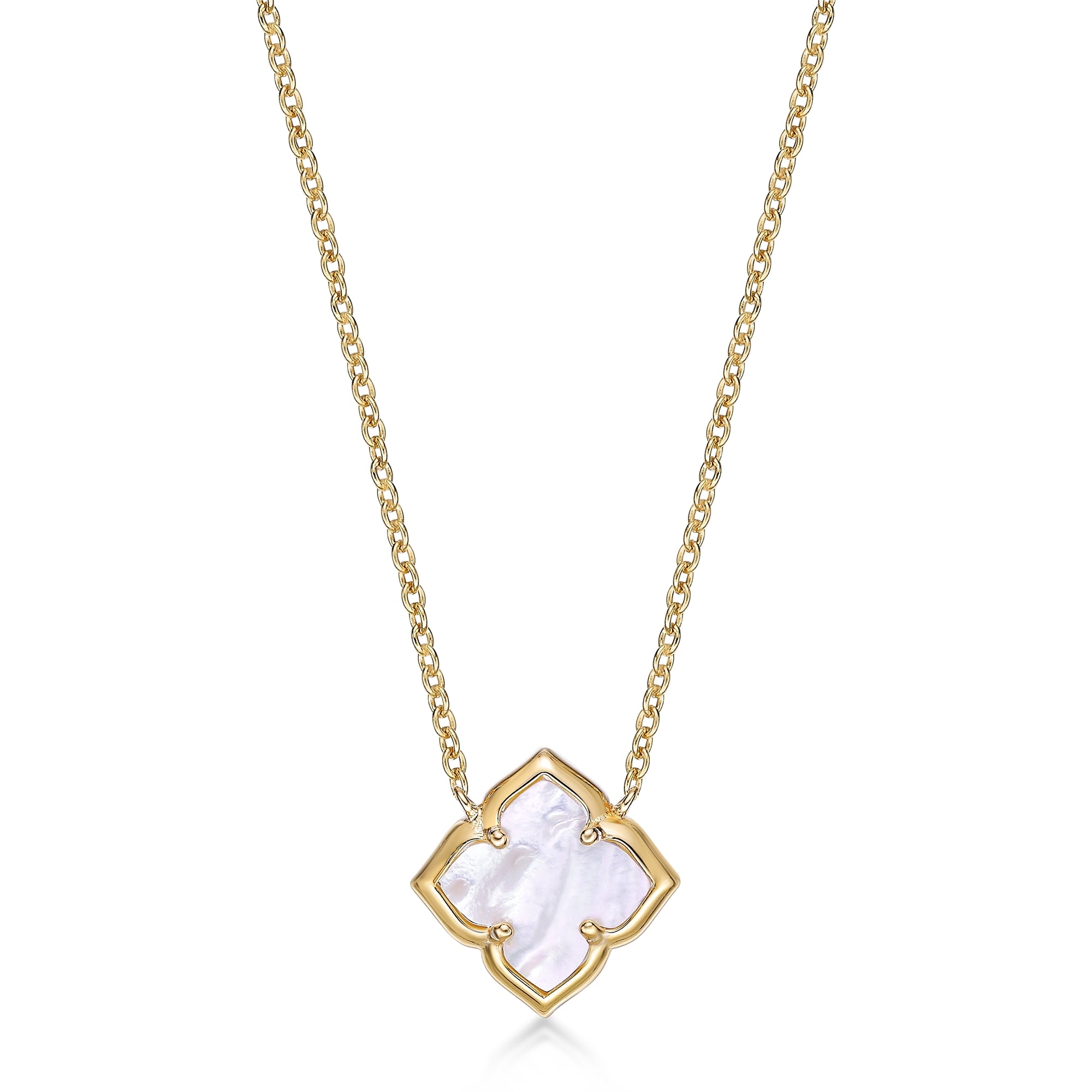 Flora Petite Clover Pendant Necklace