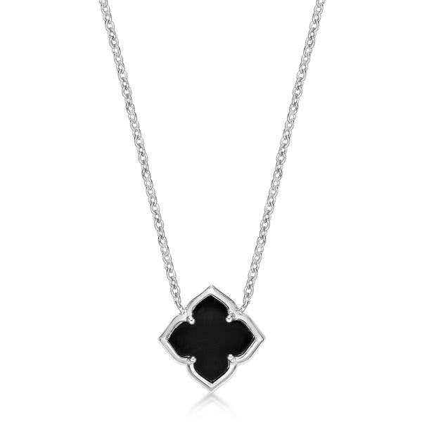 Flora Petite Clover Pendant Necklace