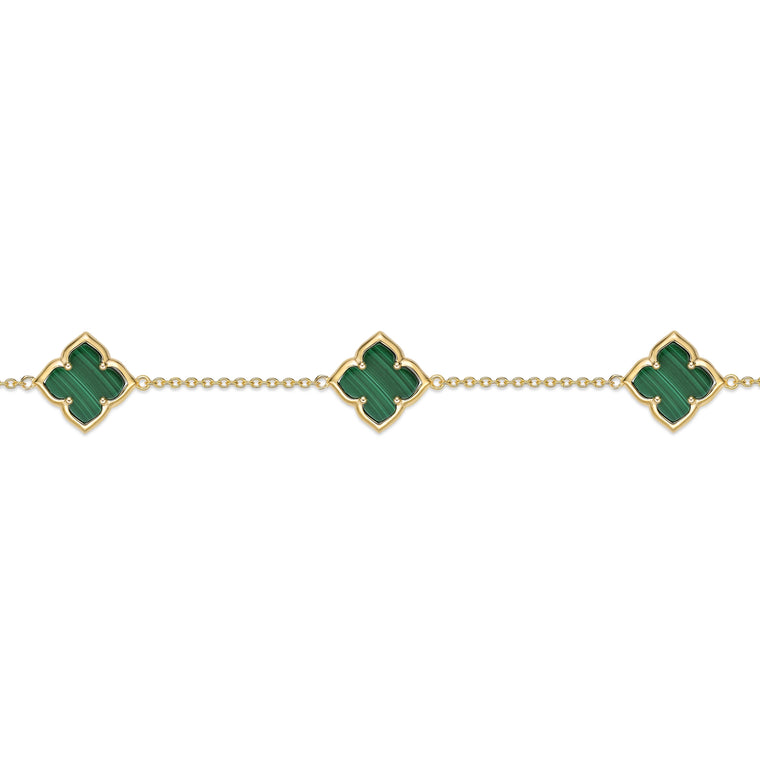Flora Petite Three-Station Flower Bracelet