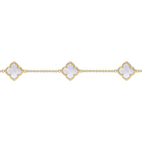 Flora Petite Three-Station Flower Bracelet