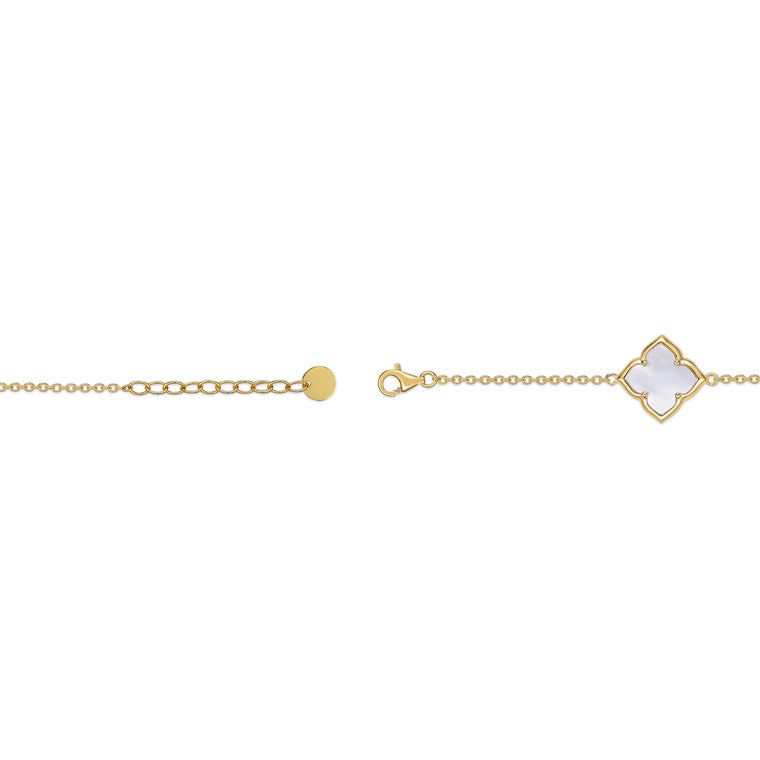 Flora Petite Three-Station Flower Bracelet