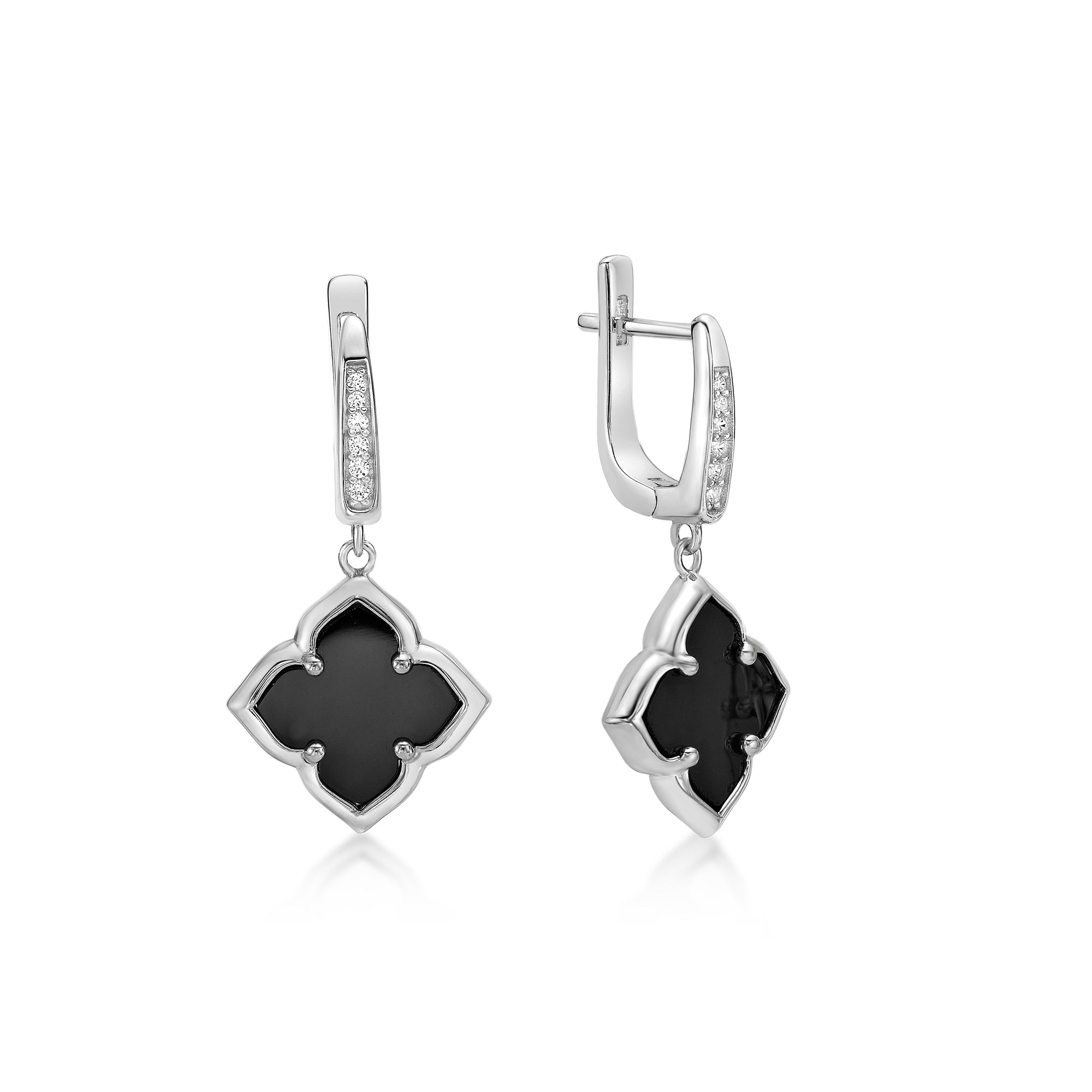 Flora Classic Flower Drop Earrings