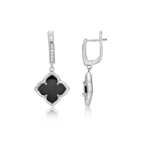 Flora Classic Flower Drop Earrings